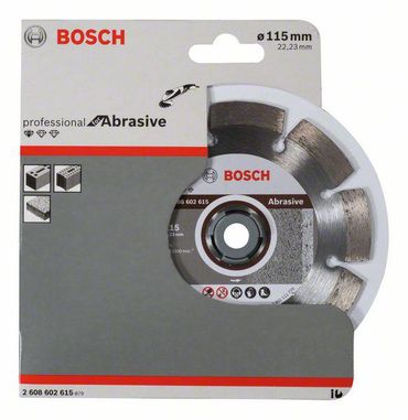 Bosch Diamanttrennscheibe Standard for Abrasive 115 x 22,23 x 6 x 7 mm