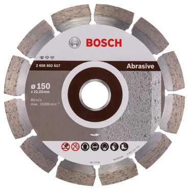 Bosch Diamanttrennscheibe Standard for Abrasive 150 x 22,23 x 2 x 10 mm