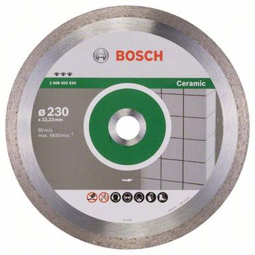 Bosch Diamanttrennscheibe Best for Ceramic 230 x 22,23 x 2,4 x 10 mm