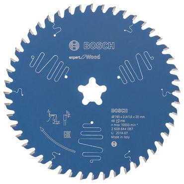 Bosch Kreissägeblatt Expert for Wood 190 x 2,4 mm, 48