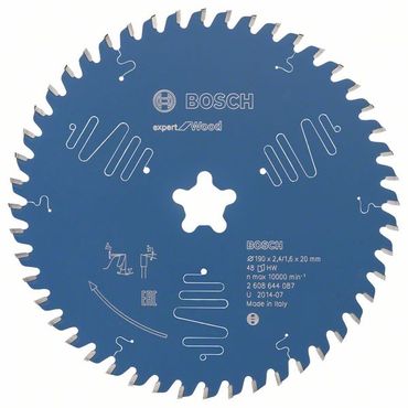 Bosch Kreissägeblatt Expert for Wood 190 x 2,4 mm, 48