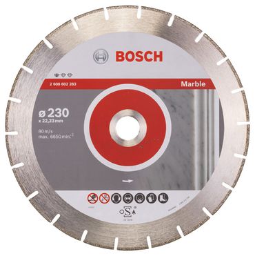 Bosch Diamanttrennscheibe Standard for Marble 230 x 22,23 x 2,8 x 3 mm