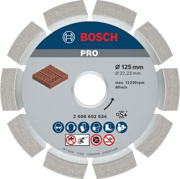 Bosch PRO Mortar Diamanttrennscheibe, 125 x 22,23 mm