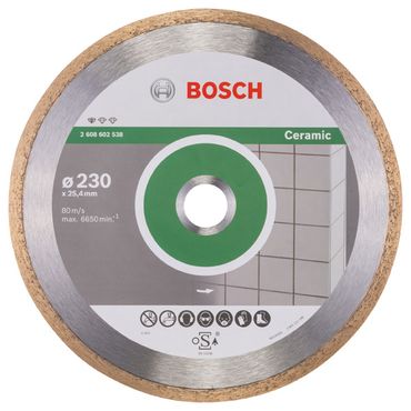 Bosch Diamanttrennscheibe Standard for Ceramic 230 x 25,40 x 1,6 x 7 mm