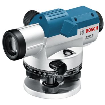 Bosch Optisches Nivelliergerät GOL 26 G Professional im Set im Handwerkerkoffer