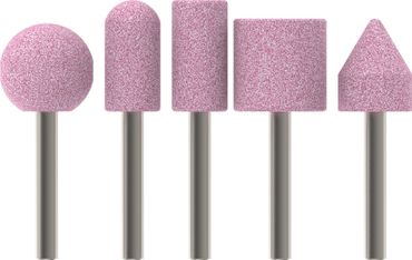 Bosch PRO Steel Schleifstiftset, 25 x 24, 15 x 30, 15 x 30, 25 x 25, 20 x 25 mm, G60, G60, G60, G60, G60, 5-tlg., 5-tlg.