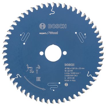 Bosch Kreissägeblatt Expert for Wood 184 x 30 x 2,6 mm, 56