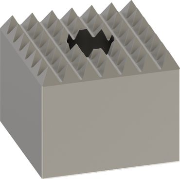 Bosch PRO SDS max-4C Stahl-Stockerplatte, 60 x 60 mm