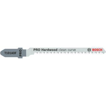Bosch PRO Hardwood clean curve T101AOF Stichsägeblatt, 83 mm, 3 Stück