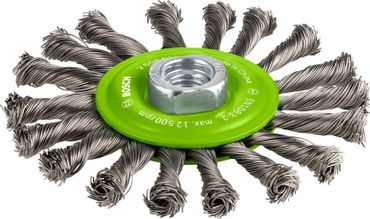 Bosch PRO Stainless Steel heavy Scheibenbürste, 115 x 0,5 mm, Gewinde