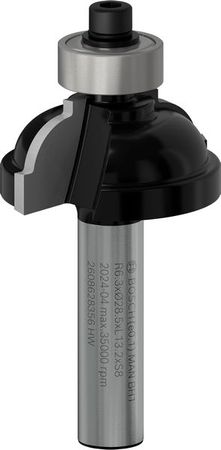 Bosch Profilfräser F, 8 mm, R1 6,3 mm, D 28,5 mm, L 13,2 mm, G 54 mm
