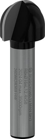Bosch PRO Hohlkehlfräser, 8 mm, R1 8 mm, D 16 mm, L 12,4 mm, G 45 mm