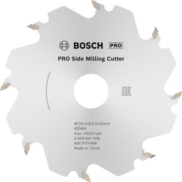 Bosch PRO Scheibenfräser, 105×20×4 mm, 8 Zähne
