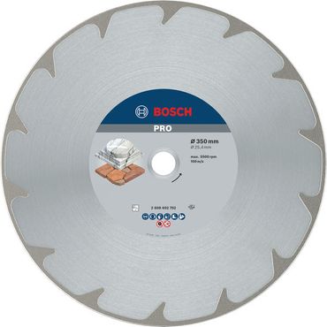 Bosch Diamanttrennscheibe Best for Marble 350 x 25,40 x 2,6 x 5 mm