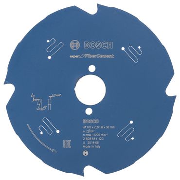 Bosch Kreissägeblatt Expert for Fibre Cement 170 x 30 x 2,2 mm, 4