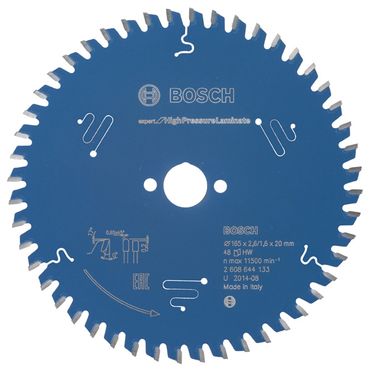Bosch Kreissägeblatt Expert for High Pressure Laminate 165x20x2,6 mm 48 Zähne