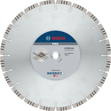 Bosch PRO Concrete Diamanttrennscheibe, 400 x 20/25,4 mm