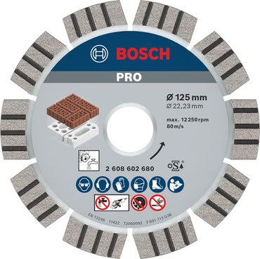 Bosch Diamanttrennscheibe Best for Abrasive 125 x 22,23 x 2,2 x 12 mm