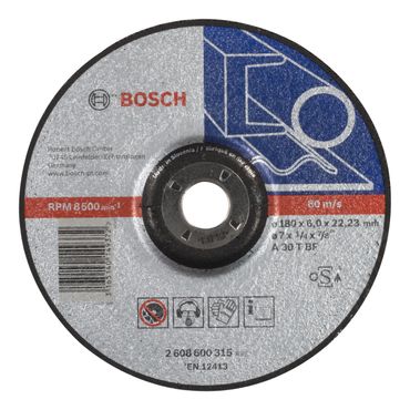 Bosch Schruppscheibe gekröpft Expert for Metal A 30 T BF, 180 mm, 6,0 mm