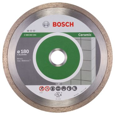 Bosch Diamanttrennscheibe Standard for Ceramic 180 x 22,23 x 1,6 x 7 mm