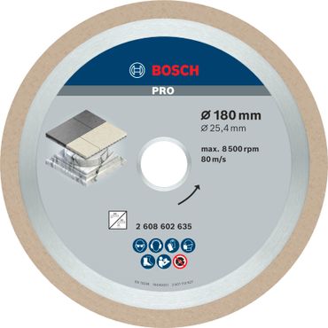 Bosch PRO Ceramic Diamanttrennscheibe, 180 x 25,4 mm