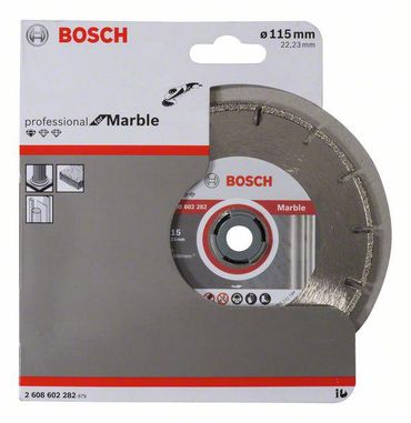 Bosch Diamanttrennscheibe Standard for Marble 115 x 22,23 x 2,2 x 3 mm