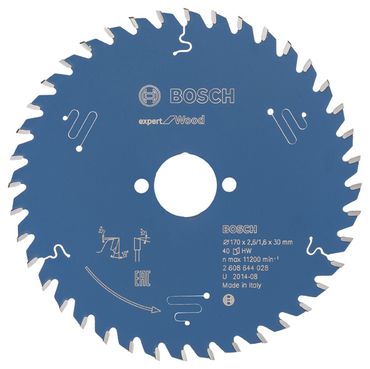 Bosch Kreissägeblatt Expert for Wood 170 x 30 x 2,6 mm, 40