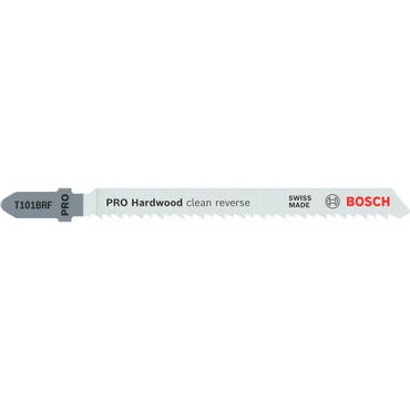 Bosch PRO Hardwood clean reverse T101BRF Stichsägeblatt, 100 mm, 25 Stück Bosch PRO Hardwood clean reverse T101BRF Stichsägeblatt, 100 mm, 25 Stück