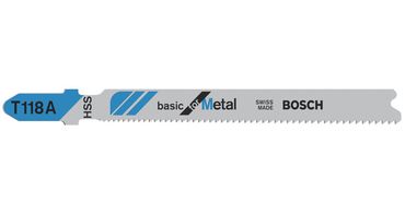 Stichsägeblatt T 118 A, Basic for Metal, 3er-Pack