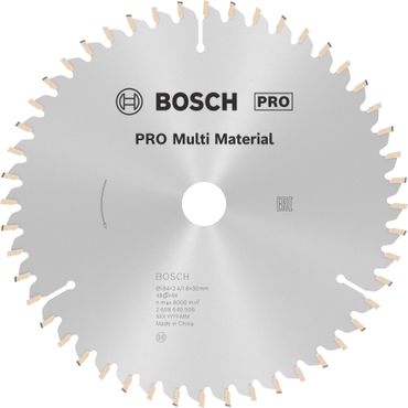 Bosch PRO Multi Material Kreissägeblatt, 184 x 2,4 x 30 mm, T42