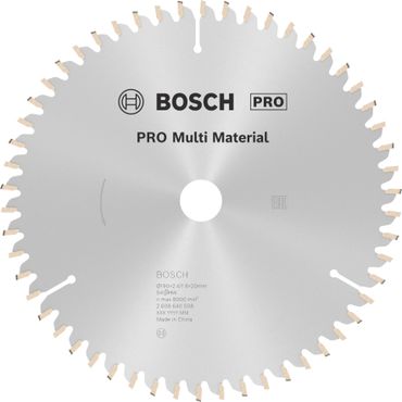 Bosch PRO Multi Material Kreissägeblatt, 190 x 2,4 x 20 mm, T54
