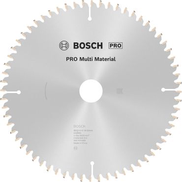 Bosch PRO Multi Material Kreissägeblatt, 230 x 2,4 x 30 mm, T64