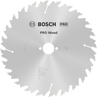 Bosch PRO Wood Kreissägeblatt, 250 x 3,2 x 30 mm, T24, für TKS