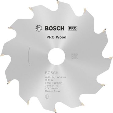 Bosch Kreissägeblatt Optiline Wood 130 x 20/16 x 2,4 mm, 12 Zähne