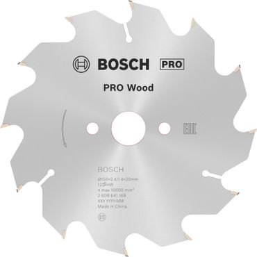 Bosch PRO Wood Kreissägeblatt, 150 x 2,4 x 20 mm, T12
