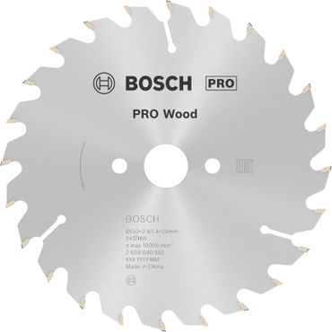 Bosch PRO Wood Kreissägeblatt, 150 x 2,4 x 20 mm, T24
