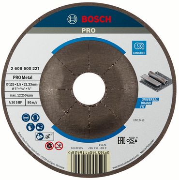 Trennscheibe gekröpft Expert for Metal A 30 S BF, 125 mm, 2,5 mm