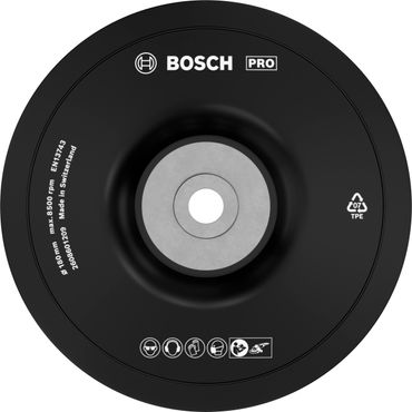 Bosch PRO Stützteller weich, 180 mm, M14