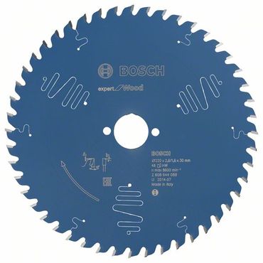 Bosch Kreissägeblatt Expert for Wood 220 x 30 x 2,6 mm, 48