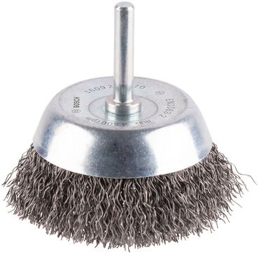 Bosch Topfbürste 70 x 0,3 mm, gewellter Stahldraht 70 mm, 0,3 mm