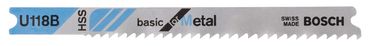 Bosch Stichsägeblatt U 118 B Basic for Metal