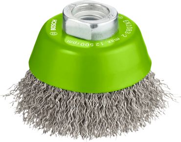 Bosch PRO Stainless Steel clean Topfbürste, 65 x 0,3 mm, Gewinde