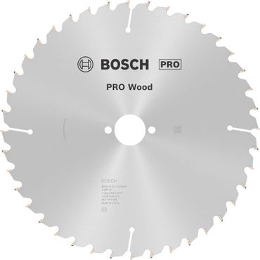 Bosch PRO Wood Kreissägeblatt, 250 x 3,2 x 30 mm, T40, für TKS