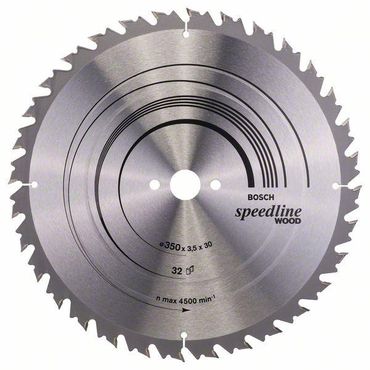 Bosch PRO Wood cordless Kreissägeblatt, 350 x 3,5 x 30 mm, T32