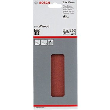 Schleifblatt C470, 93 x 230 mm, 120, 8 Löcher, gespannt, 10er-Pack
