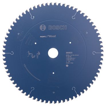 Bosch Kreissägeblatt Expert for Wood, 305 x 30 x 2,4 mm, 72