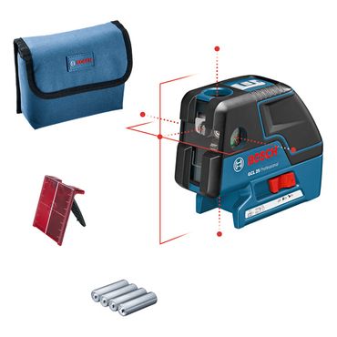 Bosch Punktlaser GCL 25 Professional im Set mit Schutztasche
