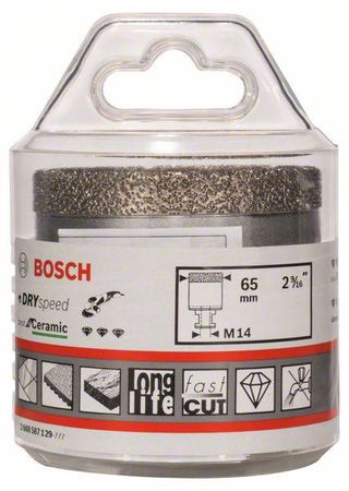 Bosch Diamanttrockenbohrer Dry Speed Best for Ceramic 65 x 35 mm