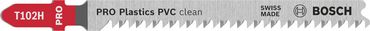 Bosch Stichsägeblatt T 102 H Clean for PVC