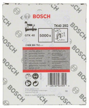 Bosch Klammer TK40 25G 1,2 mm, 25 mm, verzinkt